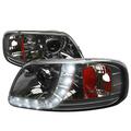 Overtime 1997-2003 Ford F150 Projector Headlights - Smoke OV1187835